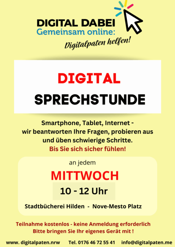 Digitale Sprechstunde Hilden